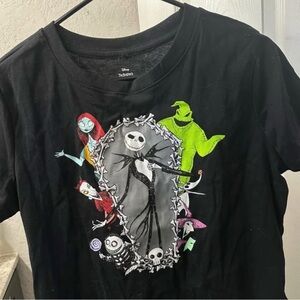 Disney Black and Green Nightmare Before Christmas Tee